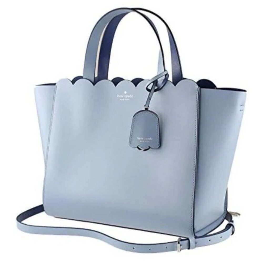 Kate Spade NY Magnolia Street Mina Tote Bag Blue Dawn